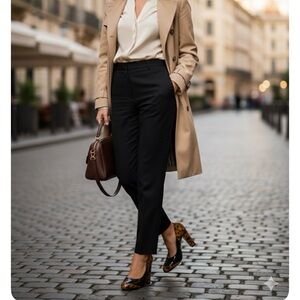 Gucci Tortoise & Black Patent Leather Block Heel Pumps - Size 8B